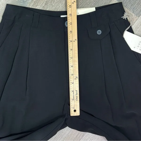 A New Day Pleat Front Wide Leg High Waist Trouser Pants Black Size‎ 4 - Image 12