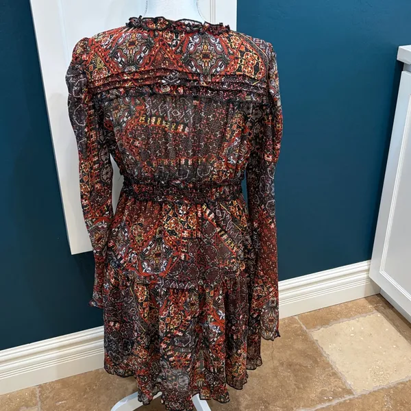 Miss Me tiered ruffle chiffon dress - Image 2