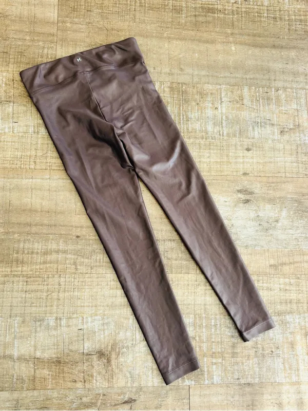 Koral Lustrous crop legging in bronze size small - Image 4
