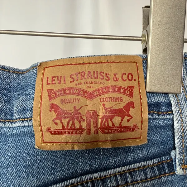 Levi's Wedgie Straight Jeans in Jive Sound Blue‎ Size 26 - Image 10