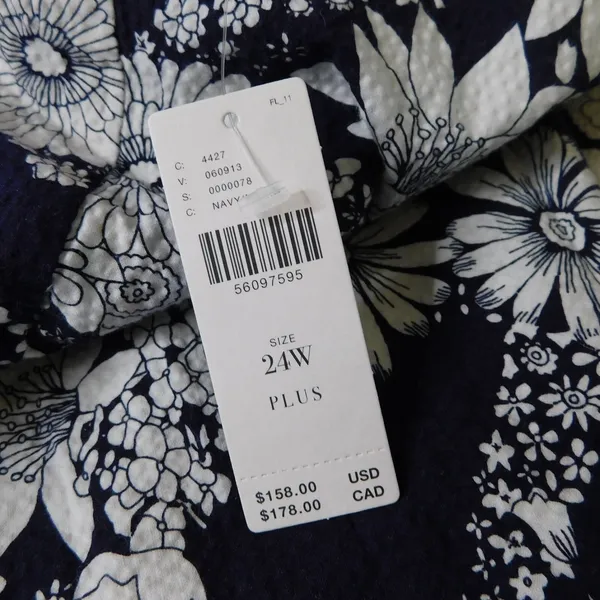 NWT!! Anthropologie MAEVE Magda Halter Jumpsuit Retro Floral Wide Legs Size 24W‎ - Image 10