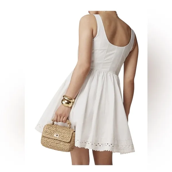 J. crew Fit-and-flare mini dress w/ Rick Rack Trim - Image 3