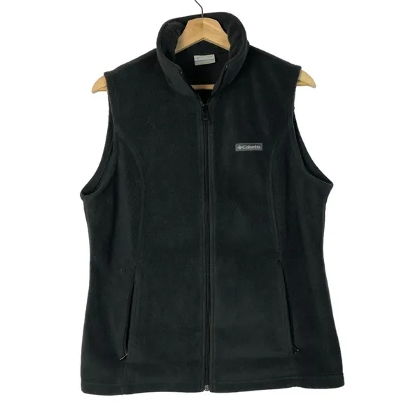 Columbia Benton Springs Black Fleece Full Zip Vest L‎ - Image 2