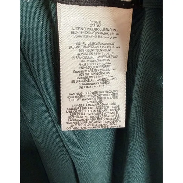 BCBGMAXAZRIA All Over Sequin Gown Jade Green Showgirl‎ Maxi Dress Formal Stretch - Image 7