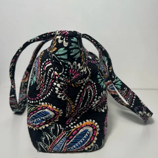Vera Bradley Glenna Bandana Swirl Quilted Shoulder Bag Purse Tote - Image 5