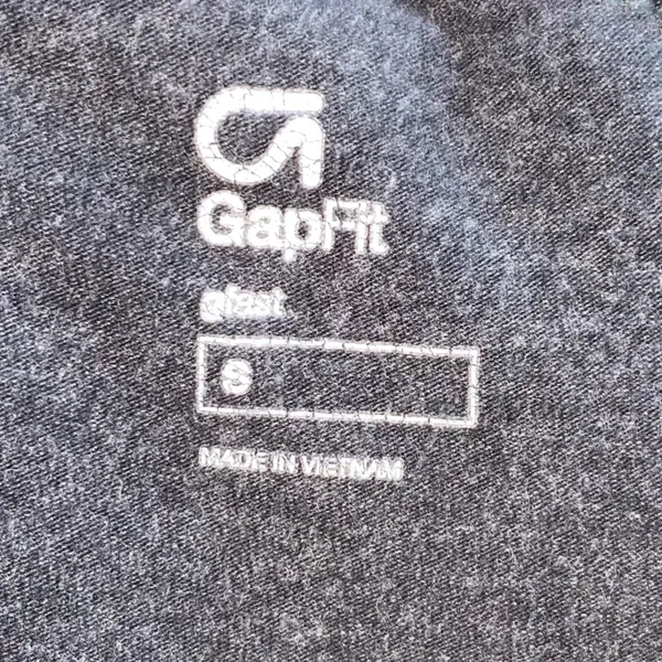 GapFit Black High Rise Leggings Small Stretch Activewear‎ Yoga Workout Pants - Image 3