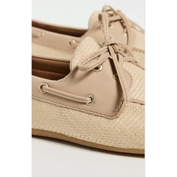 Sperry Boat Shoes Slimboat WM Women's Size 10 Beige Raffia Loafers NWOT - Image 4