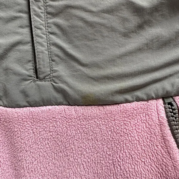 Small The North Face Pink Gray Fleece Coat Jacket - Image 4