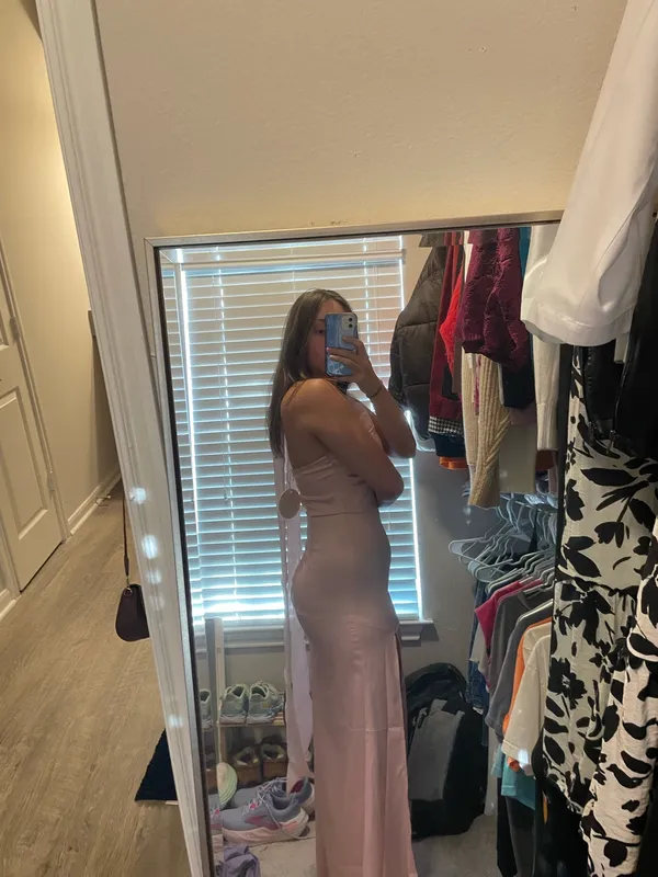 Selfie Leslie Pink Formal Dress - Image 6