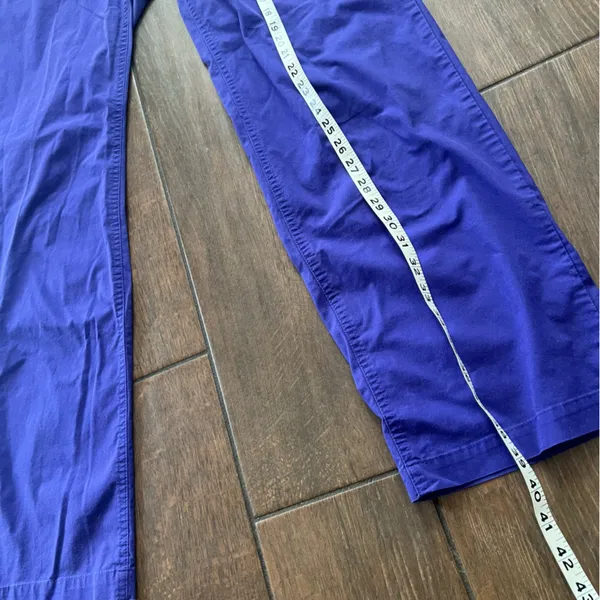 Spread Good Cheer Purple Drawstring Scrub Pants size Medium - Image 7