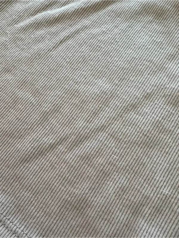 Ribbed one shoulder crop top - Image 2