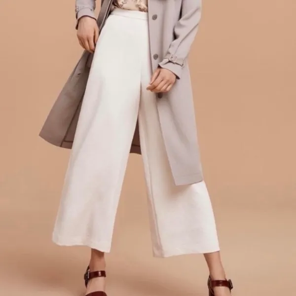 Aritzia White Birch Lalemont Culottes Pants - Image 2