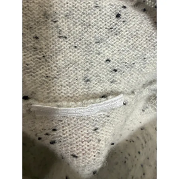 CHARTER CLUB LUXURY CASHMERE Womens M 100% Cashmere Sweater Beige Speckled Black - Image 10