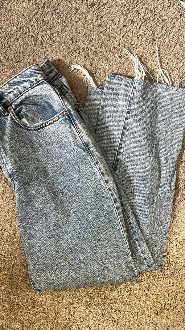 PacSun Denim Blue Jeans High-Rise straight - Image 5