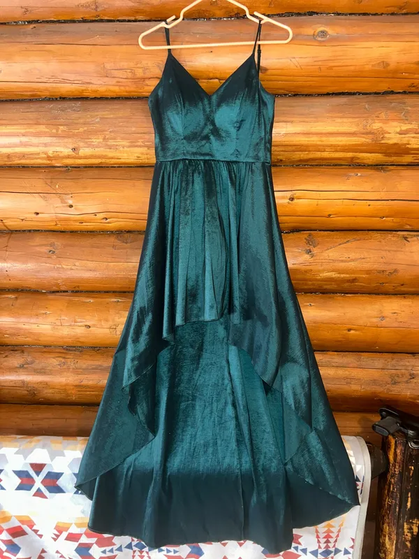 B-smart Emerald Metallic Green Formal Dress - Image 2