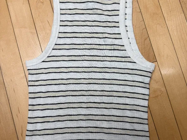 Universal Threads Striped Ribbed Tank Top Size XS Lettuce Edge - Image 6