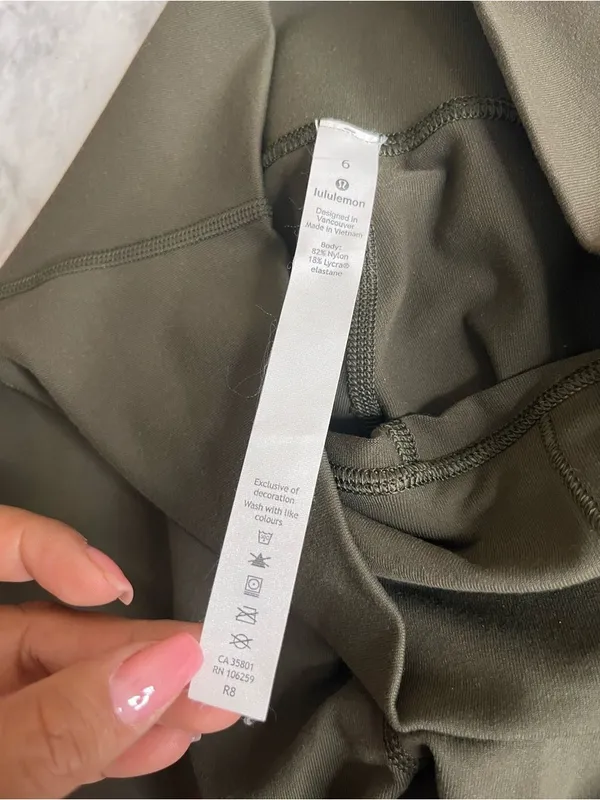 lululemon Align™ High-Rise Pant Army Green. Size 6 - Image 8