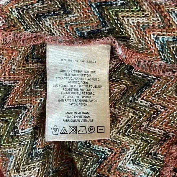 Anthropologie Maeve Westwater Chevron Pattern High Low Knit Flapper D…​ - Image 8