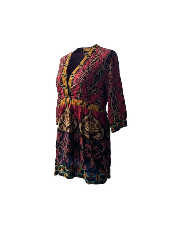 Cabi Women's Large Bohemian Style Tunic Top with Pattern - Image 4
