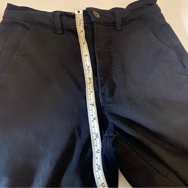 Everlane Black Jeans size 2 Sustainable Modern Classic Crop Cotton blend classic - Image 5