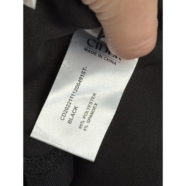 Cider Together For(never) Cropped Mesh Scarf Black Top XXS - Image 4