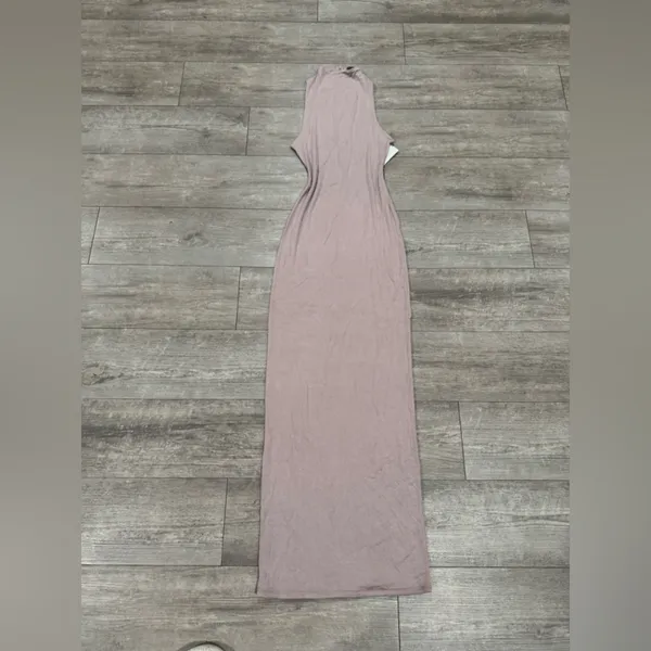 Naked Wardrobe Taupe Maxi Dress - Image 3