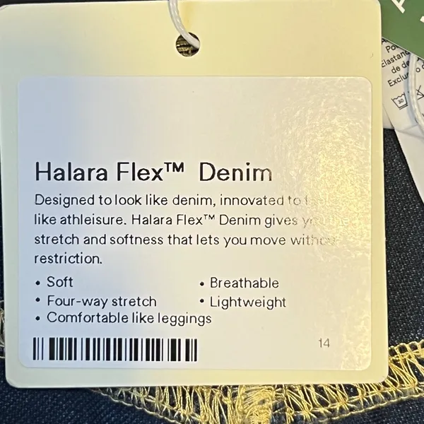 641 | NWT Halara Flex High Waist Flare Leg Stretch Denim Blue Womens S - Image 10