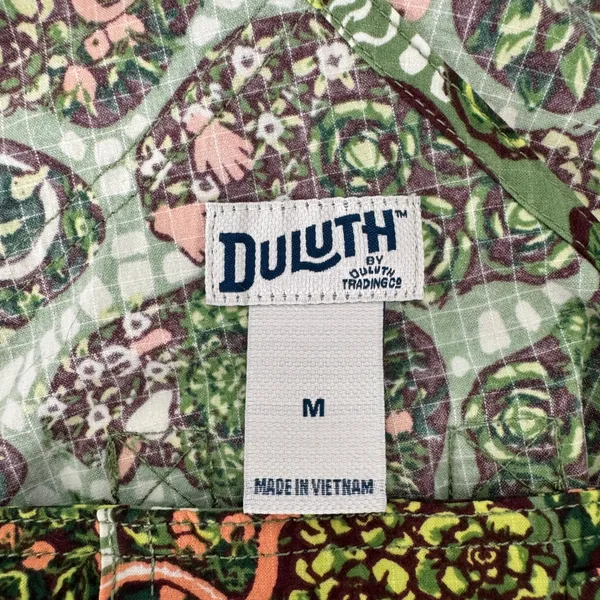 Duluth Trading Co Heirloom Gardening Shortalls Medium Succulent Garden Print - Image 8