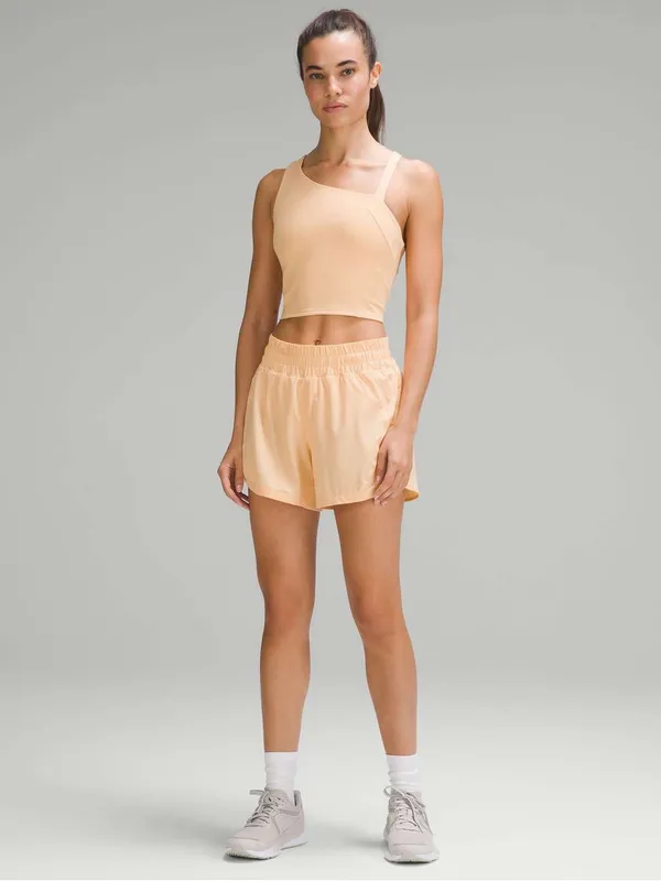 Lululemon Everlux‎ Asymmetrical Tennis Tank Top Summer Glow Square Dot - Image 9