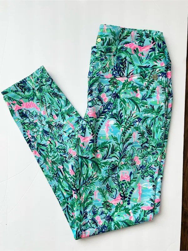 Lilly Pulitzer Luxletic corso parfection golf pants pull on style NEW 2 - Image 3