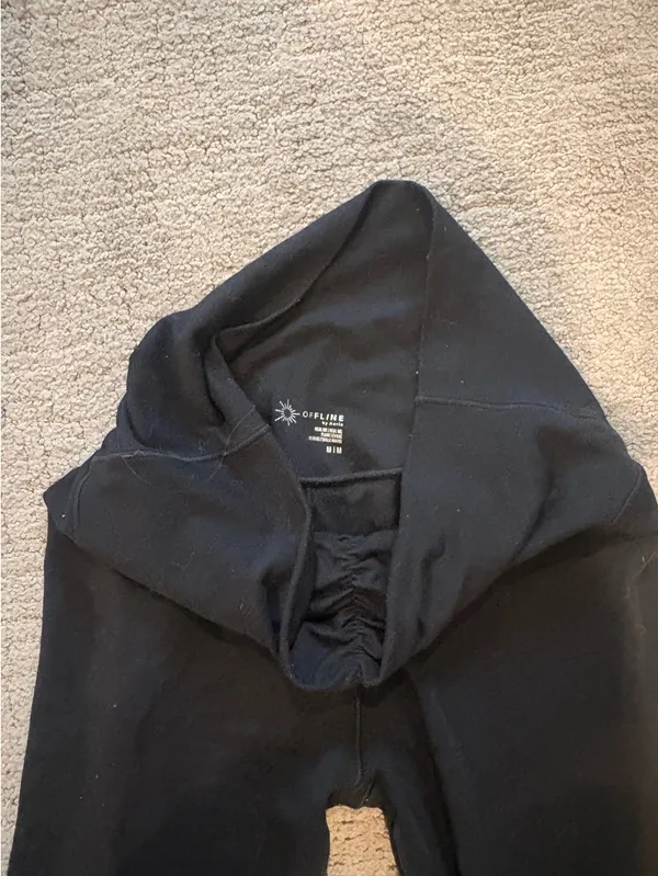 American Eagle Arie Flare Black Leggings - Image 2