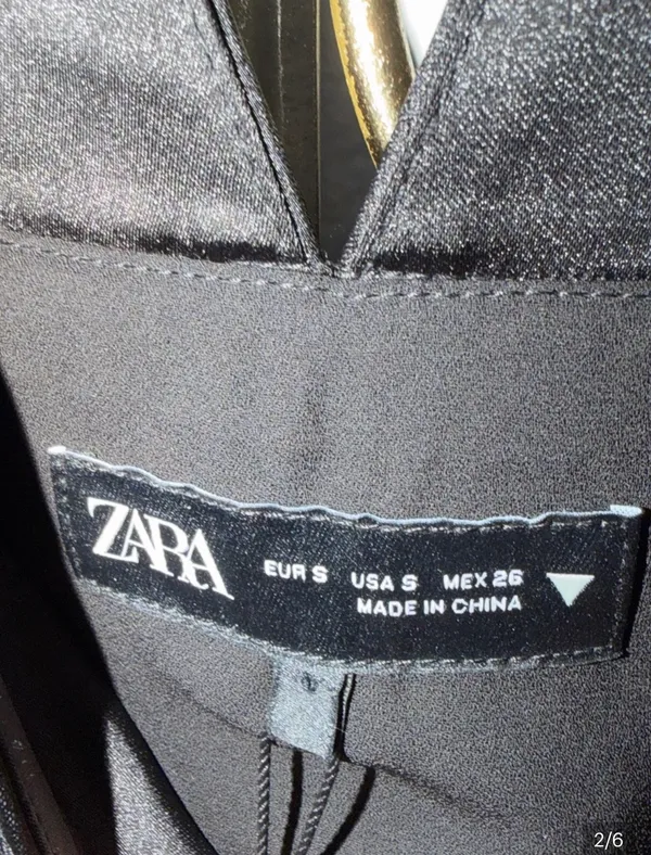 ZARA Dress Mini Black S - Image 3