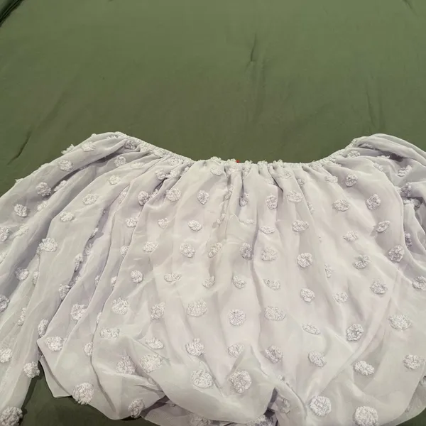 Miami Lavender Off-Shoulder Blouse - Image 6