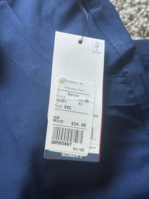 Skechers Navy blue scrub pants - Image 2