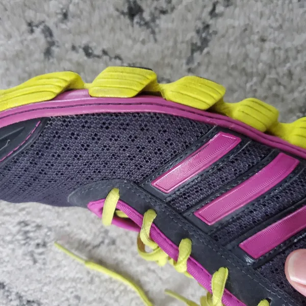 Adidas athletic shoes size 9 in purple and green . Very lightweight and … - Image 5