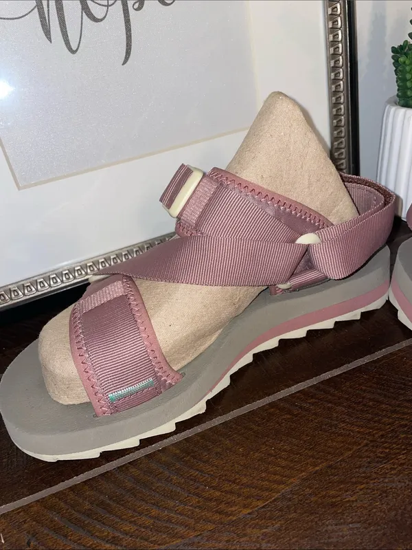 Merrell Alpine Strap Pink Strappy Sandals Size 8 in Burlwood - Image 6