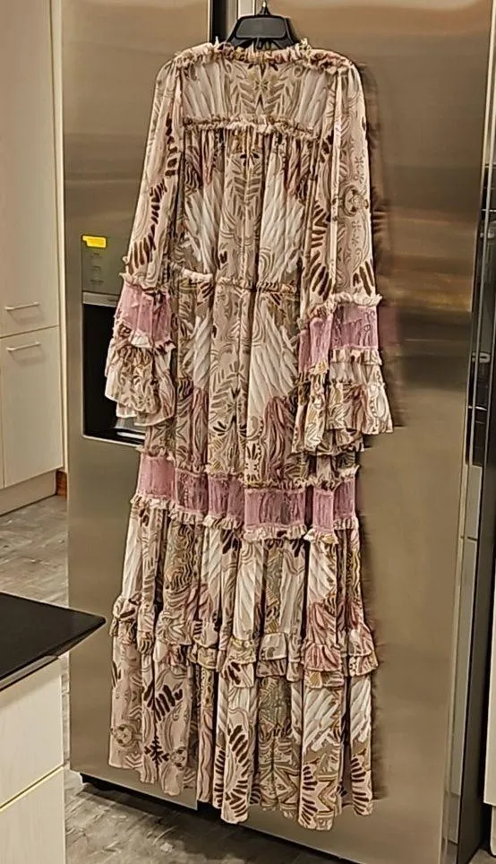 💕FREE PEOPLE💕 Lover to Lover Dress by Bali~ Bohemian Print Small NWOT - Image 8