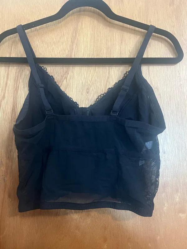 Black bralette Size L - Image 2