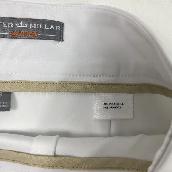 Peter Millar Skirt Womens 8 White Golf Wicking Stretch Pockets Zip Back Athletic - Image 7