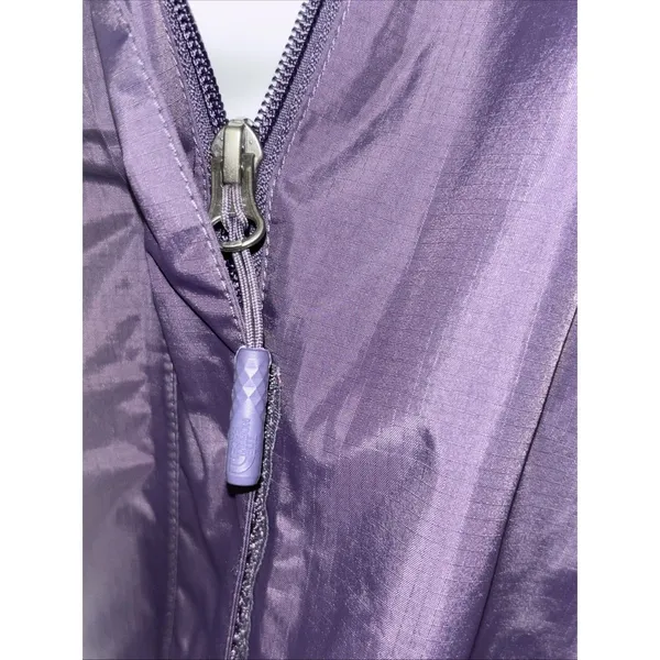North Face DryVent Purple Yellow Hooded Rain Jacket M Hiking Camping Gorpcore - Image 7