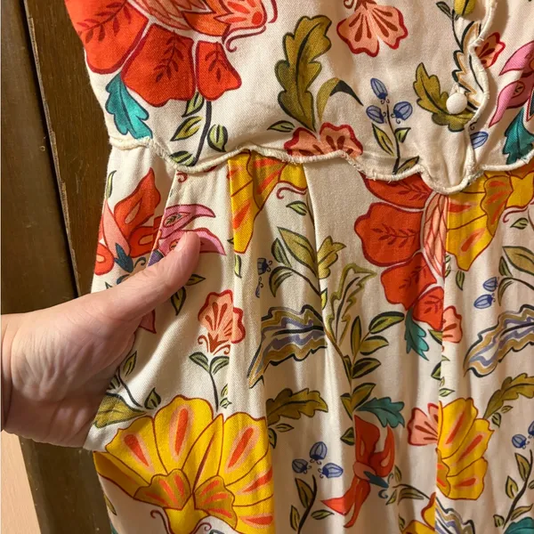 Farm Rio Puff Sleeve Floral Jumpsuit - Image 10