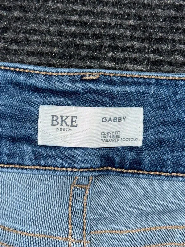Buckle BKE Gabby Curvy High Rise Tailored Bootcut Stretch Jeans 28x31.5 ABK591R - Image 6