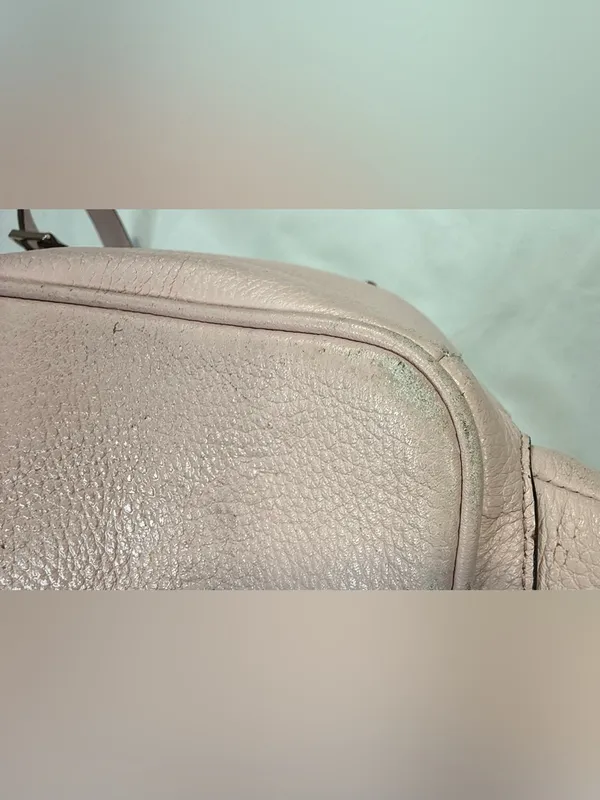 kate spade Pale Pink Pebbled Leather  Backpack - Image 11
