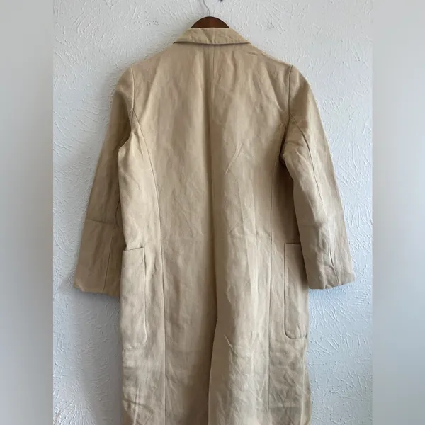 ZARA Women Double Breasted Coat Size M - Image 3