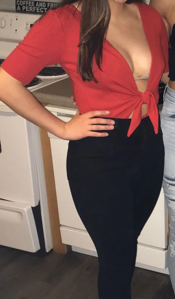 Urban Outfitters Plunging Tie-front Bodysuit - Image 2