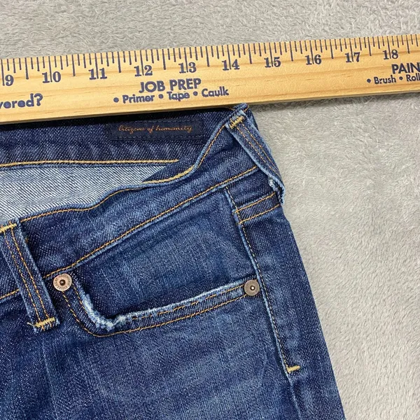Citizens Of Humanity Jeans Womens 28 Blue Kelly 063‎ Low Waist Cropped Denim - Image 4