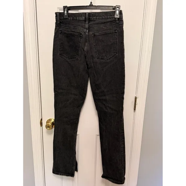 Abercrombie Black Indie Sleaze Grunge The Skinny High Rise Jeans Y2K 27/4 - Image 5
