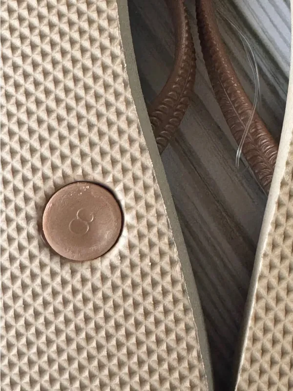 Old Navy Leopard Print Flip Flops with Brown Straps Sz 7 New With Tag - Image 4