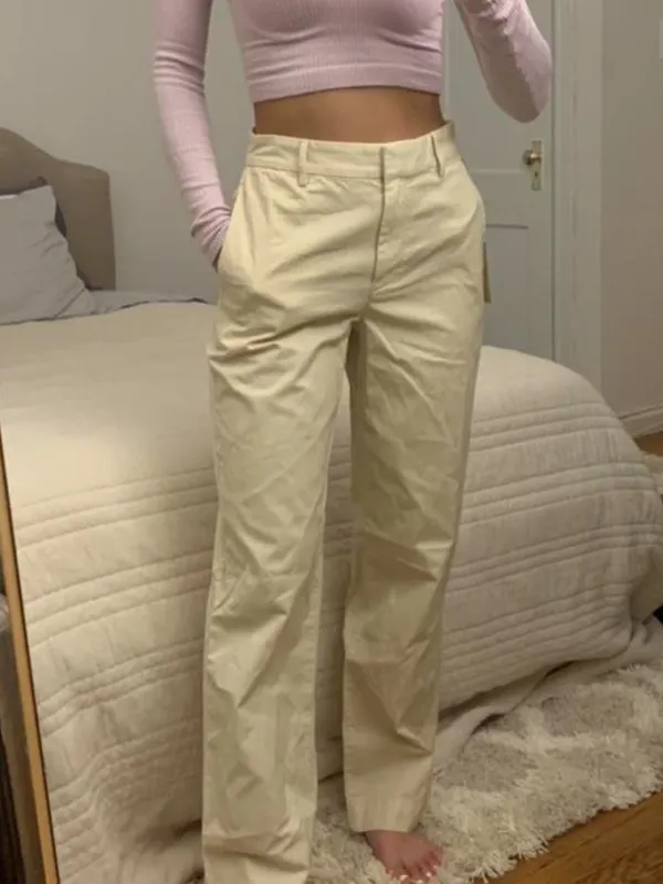 Aritzia straight leg high waisted pants - Image 2