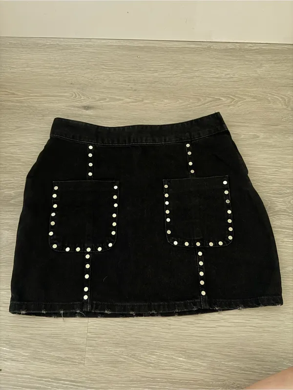 Rare Zara 100% Cotton Denim mini skirt - Image 3